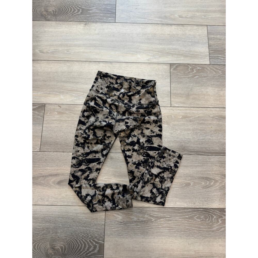 Lululemon Wunder Train High-Rise Tight 25" Dispersed Light Raw Linen Multi - Picture 2 of 5
